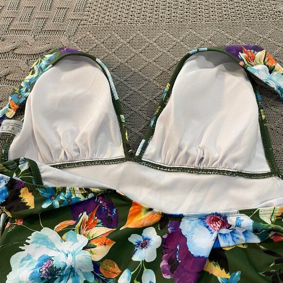 NWT Shein Floral One Piece Swimsuit ~ XL - Picture 10 of 10